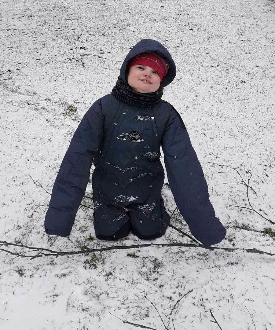 Combinaisons de neige adaptées pour les enfants à besoins spéciaux