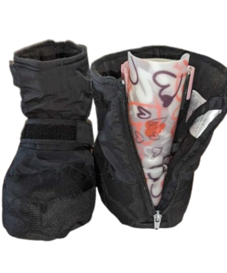 Adaptive Soft Winter Boots with Strap for non-walkers