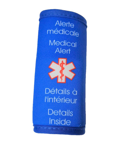 Medical Instruction Seat Belt Cover