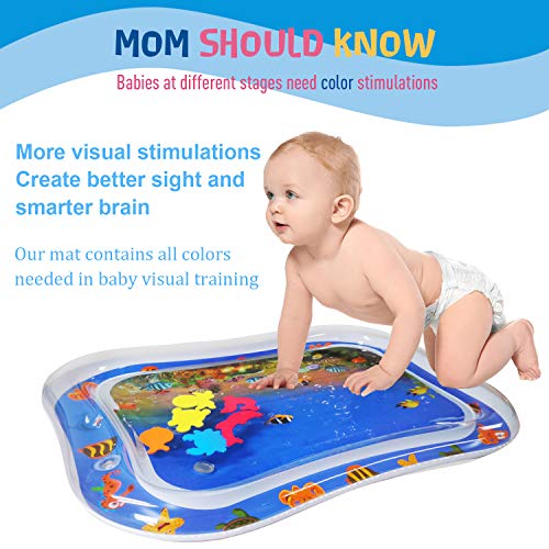Jouets sensoriels pour bébé pour 0 3 6 mois Tapis d'eau tapis de